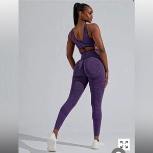 Buffbunny BBL Seamless Legging Eggplant Purple size XL